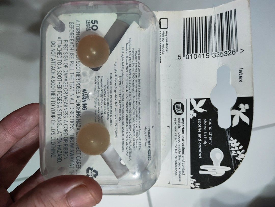 Tommee Tippee Pacifier (Category: Soothers & Pacifiers) located in Quezon City. Submitted by pickitty (Listing ID 1328455247, Image 3). Description: .