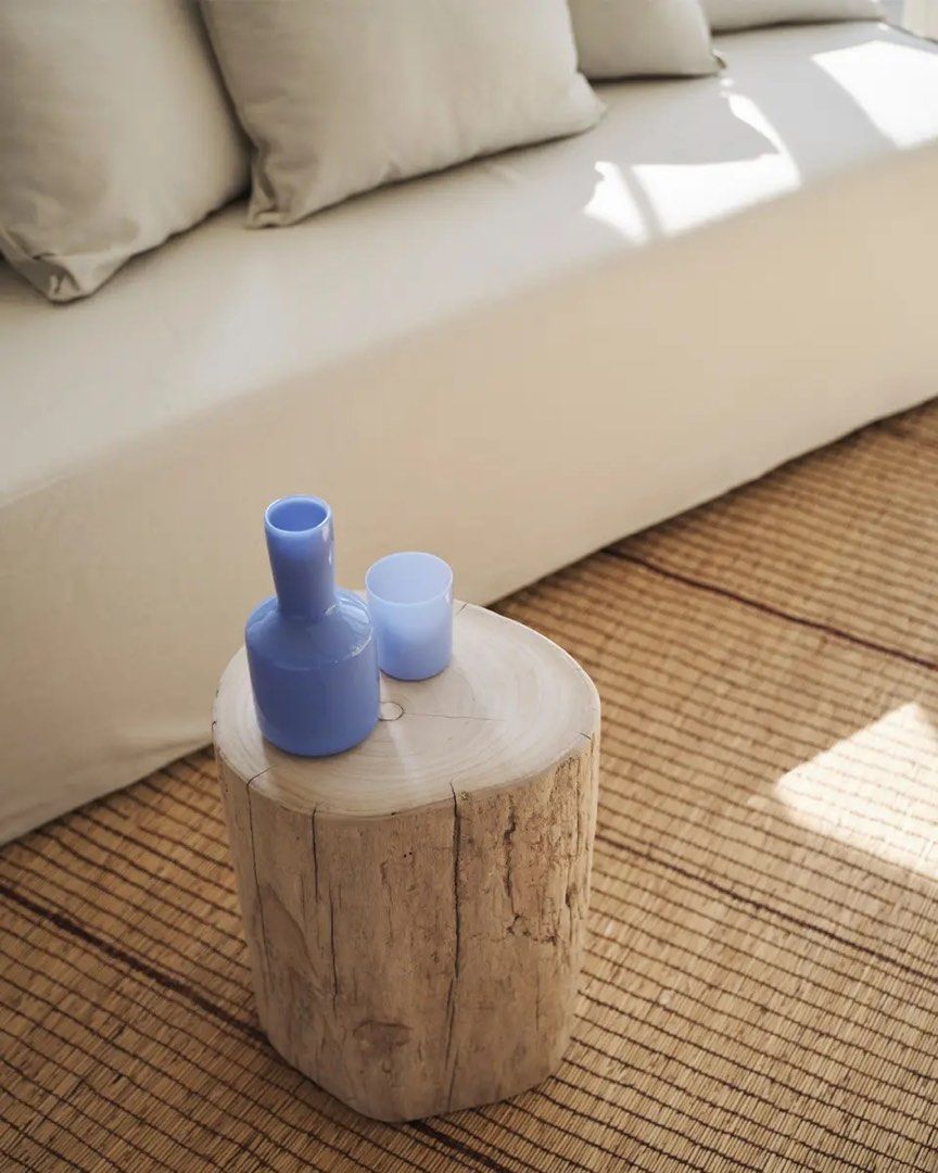 Tong Stool - Solid wooden stool, side table (Category: Other Home Furniture) located in Singapore. Submitted by 123lol (Listing ID 1328570708, Image 3). Description: Solid Wooden Stool, side table around Dia.32x H47cm Can use as a Stool or side table. Finish: black body and nature lacquer top First come first serve, one piece only. Each piece is unique and with its own character. https://www.mcmhouse.com/collections/stools/products/tonk-stool.