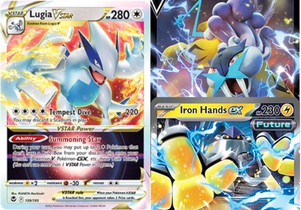 Pokemon TCG Colorless Lugia VSTAR Archeops Deck with Iron Hands ex ...
