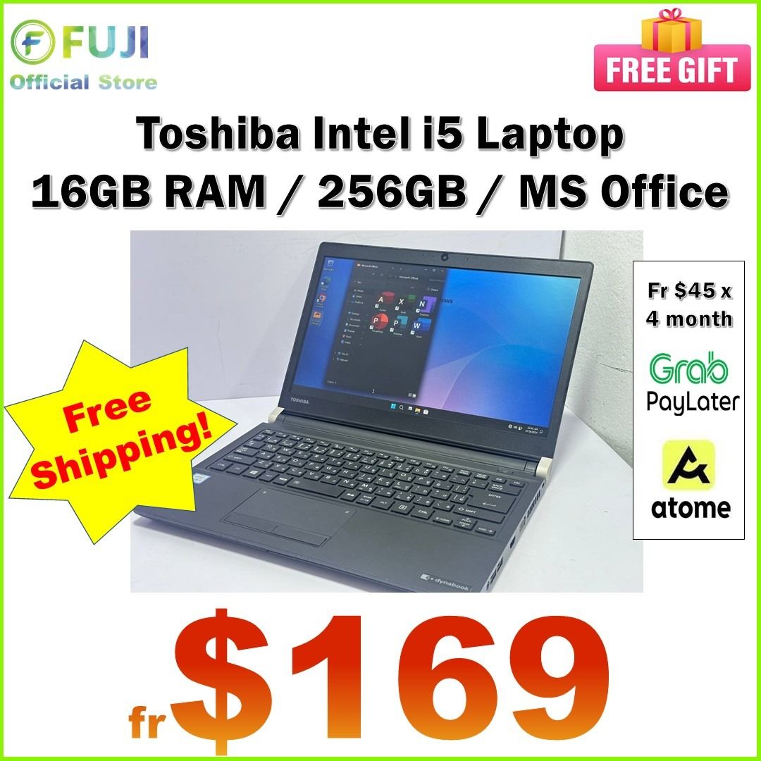 新品爆速SSD 256GB ノートパソコン 中古良品 16型ワイド TOSHIBA 東芝 