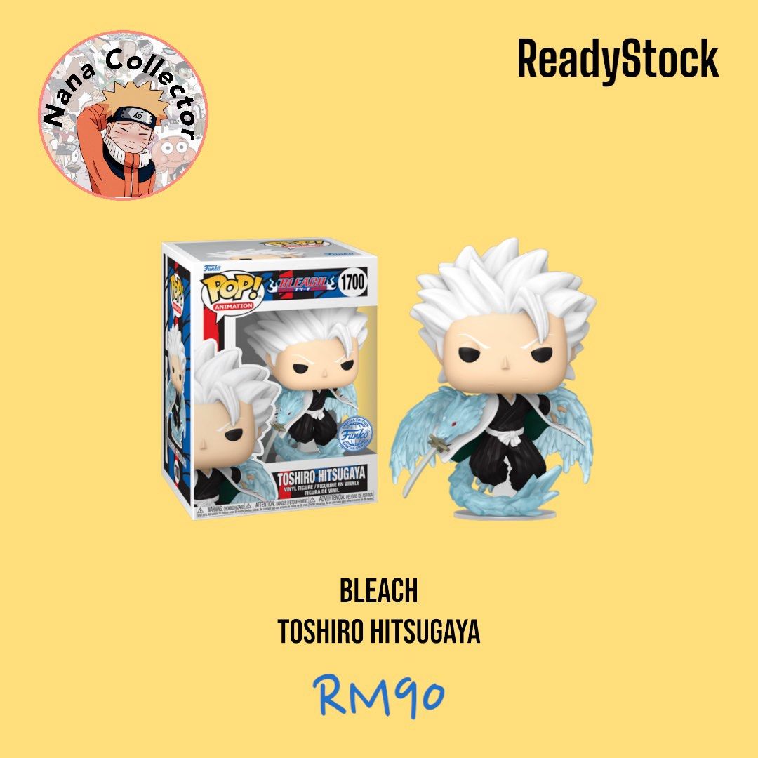 Toshiro Hitsugaya Anime Bleach Funko Pop, Hobbies & Toys, Toys & Games on Carousell