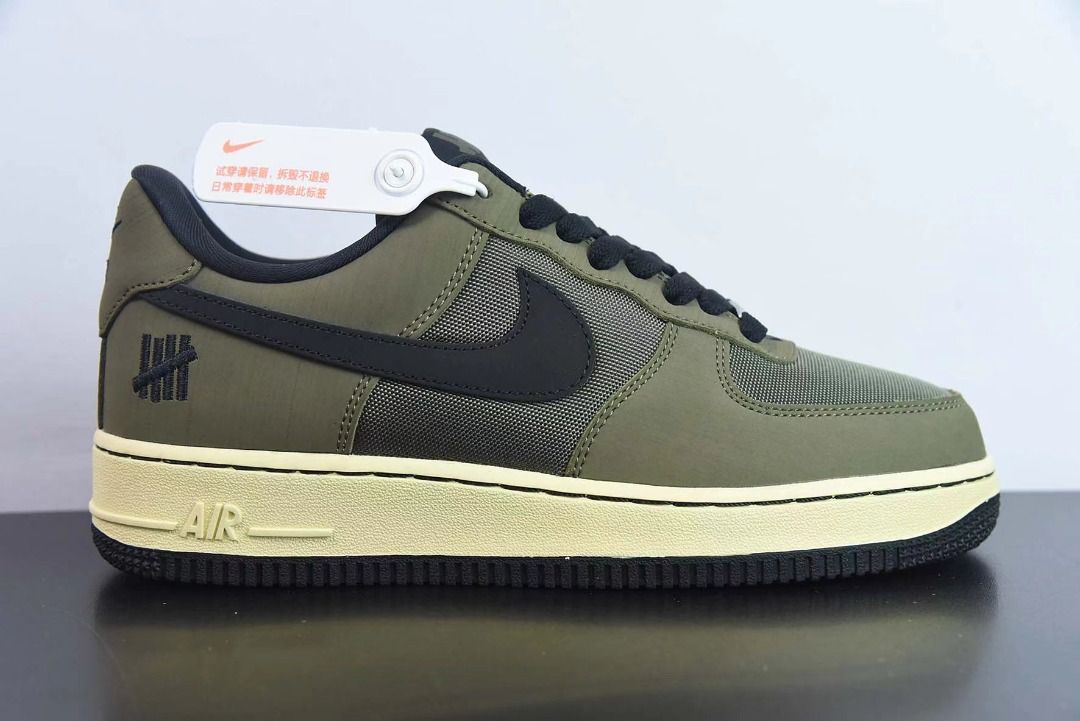 Undefeated x NK Air Force 1 Ballistic olive green