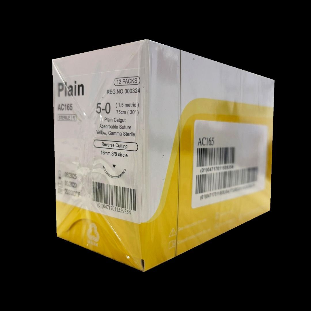 Unik Sutures 24 Packs/Box (NYLON, SILK & PLAIN), Health & Nutrition ...
