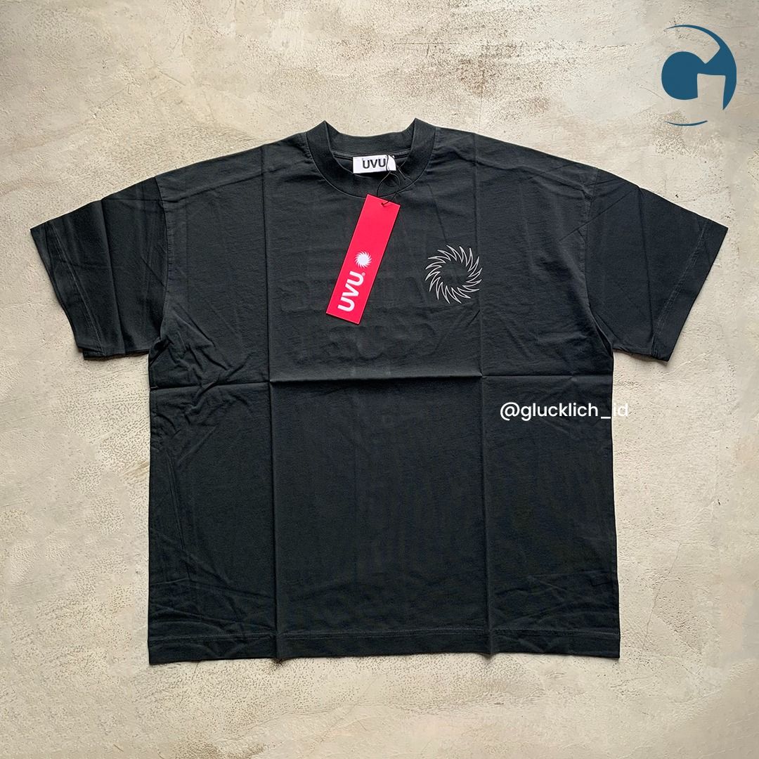 UVU, Training Club Tee in Black/Reflective, Fesyen Pria, Pakaian