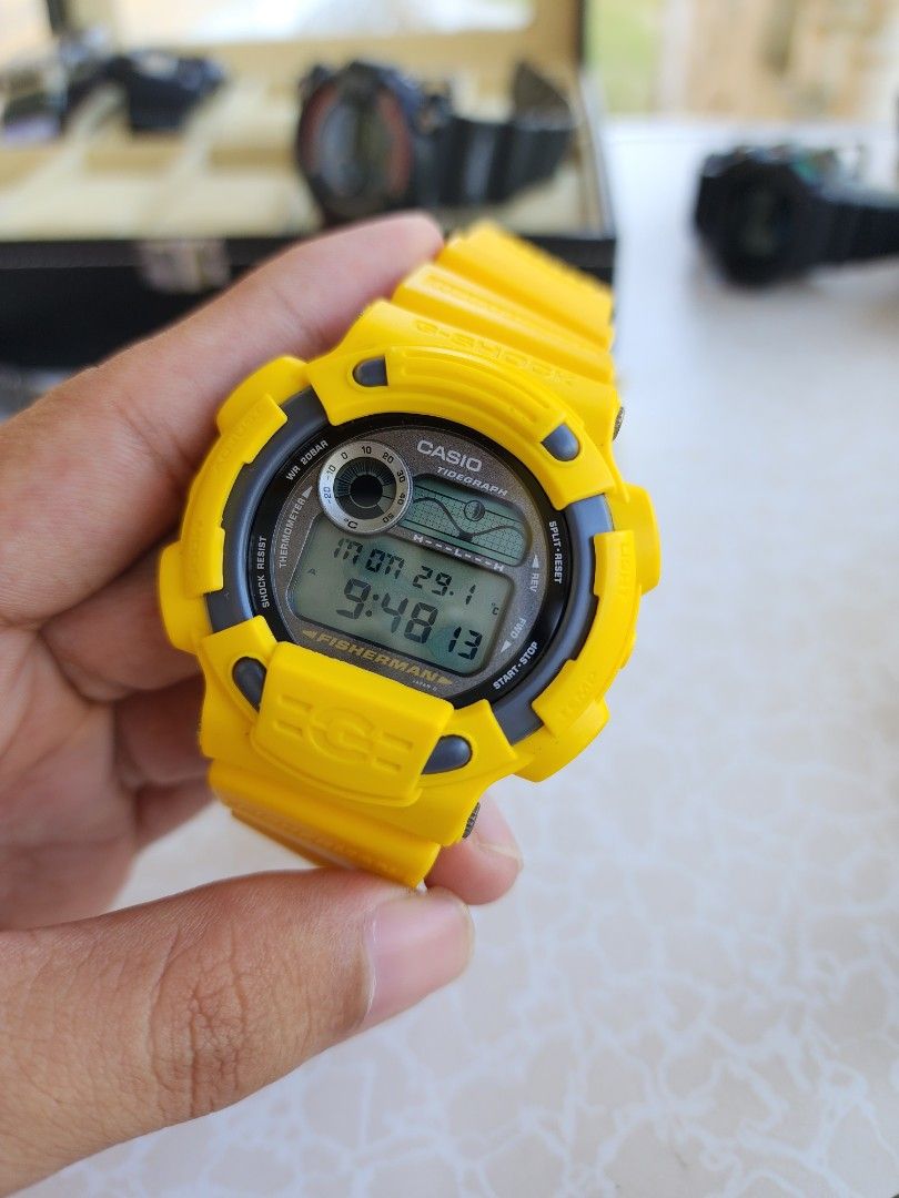 Vtg Gshock Fisherman DW8600 Titanium Japan