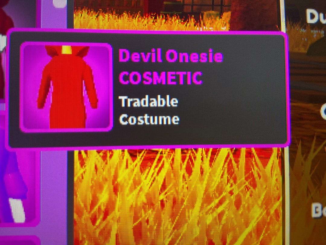 World zero demon onesie costume, Video Gaming, Video Games, Others on