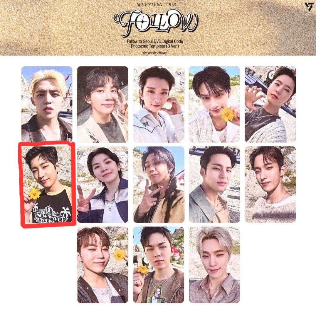 WTT] SEVENTEEN SVT Tour Follow to Seoul Digital Code