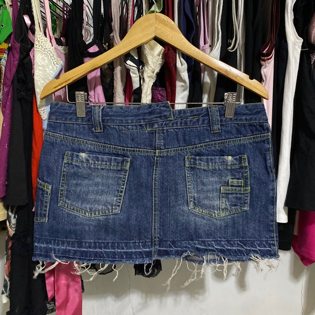 Denim skirt valley girl top