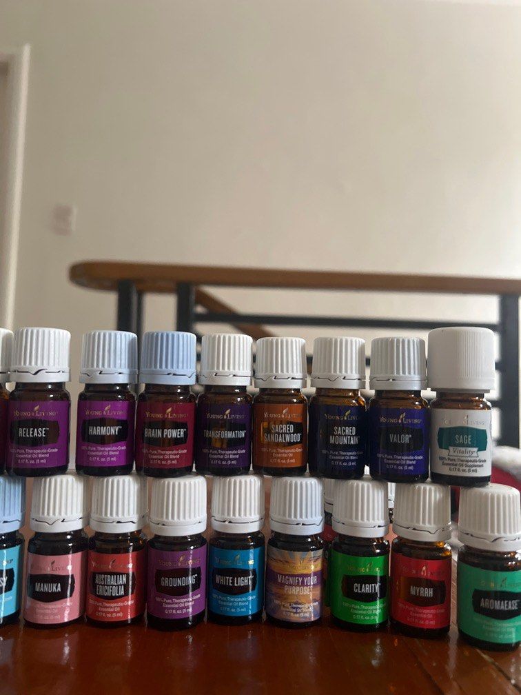 YOUNG LIVING essential oils 50% off (Category: Home Fragrance) located in Taytay. Submitted by delutterproject (Listing ID 1328501108, Image 3). Description: unopened YL oils 5ml Selling low Please let me know which oil so i can send the price. .