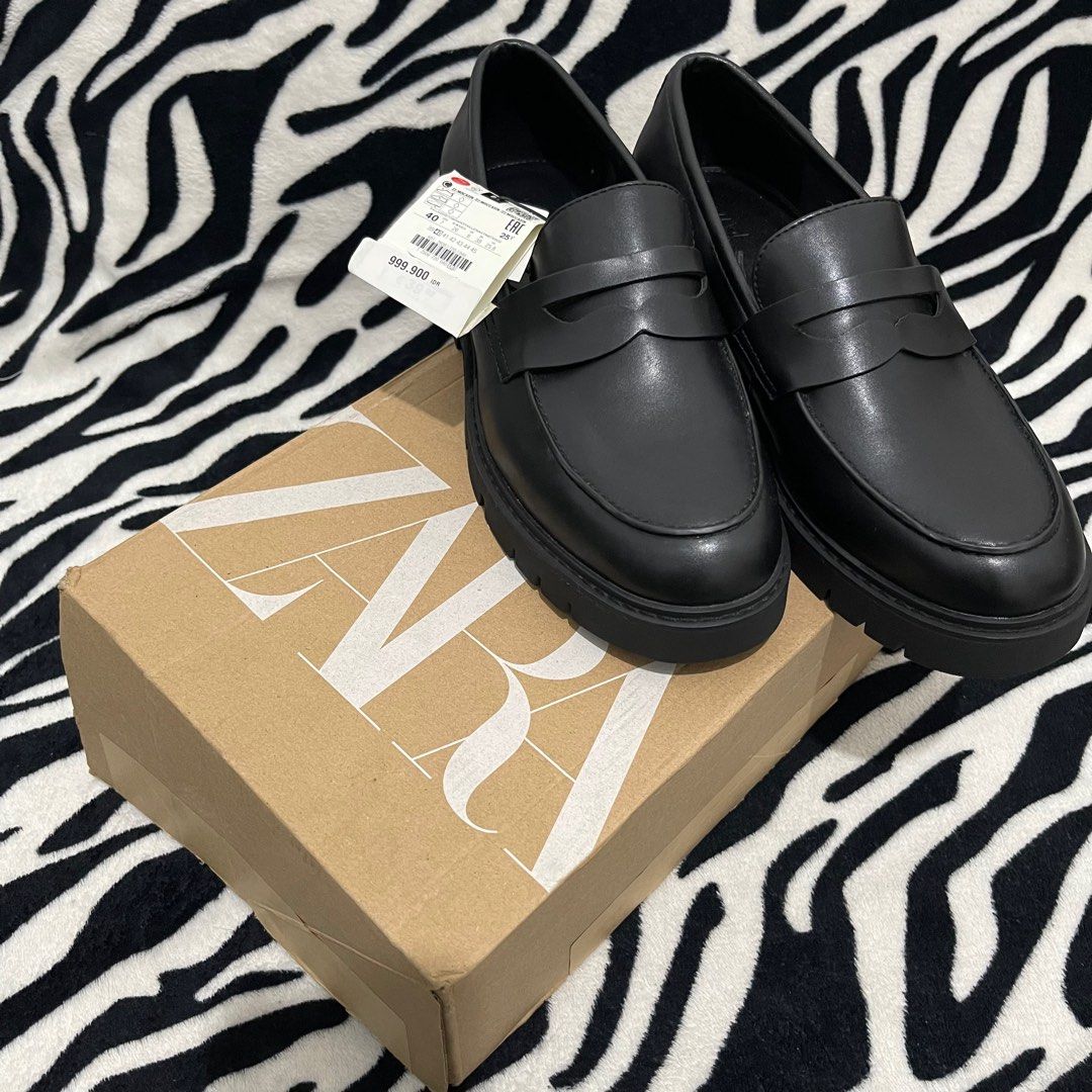 ZARA Moccasin Sole Track Sz 40 Original