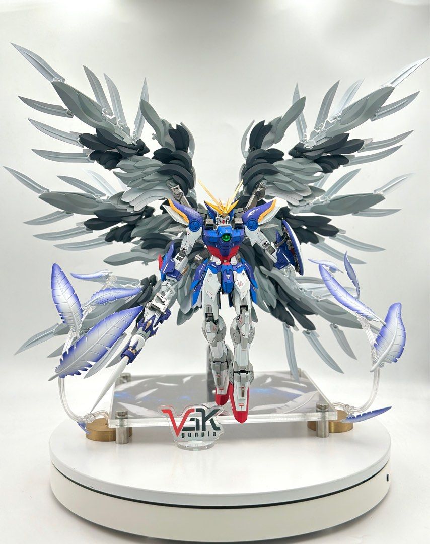 高達 全上色完成品 模心 1/100 wing zero Gundam 天使 飛翼 hg rg pg 1/60 1/144 metal ...