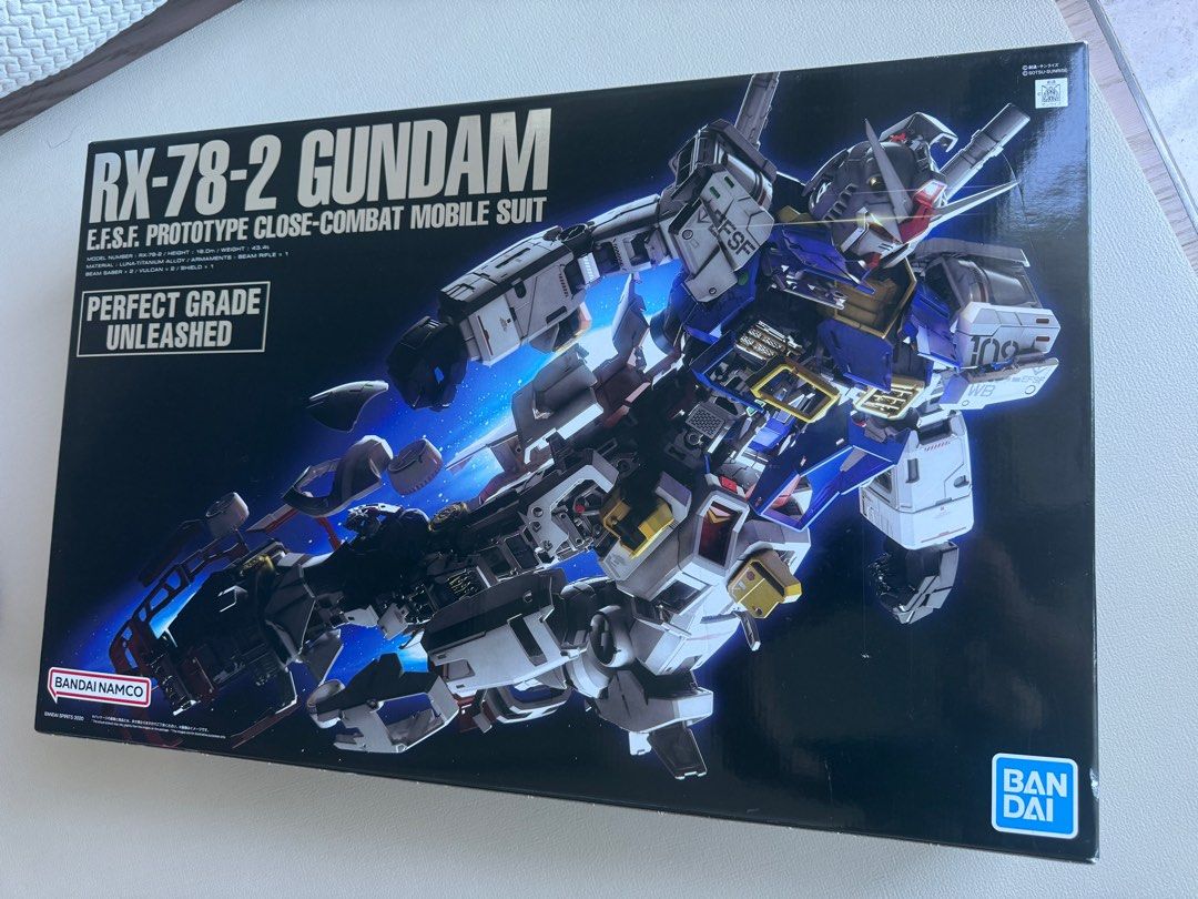 全新高達模型 - 未開 Bandai PG Unleashed GUNDAM 高達 1/60 RX78-2, 興趣及遊戲, 玩具 & 遊戲類 ...
