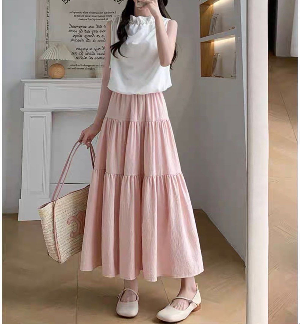 🎀 NEW POCKET DESIGN: Pinterest Tier Cottagecore Skater Midi/ Maxi