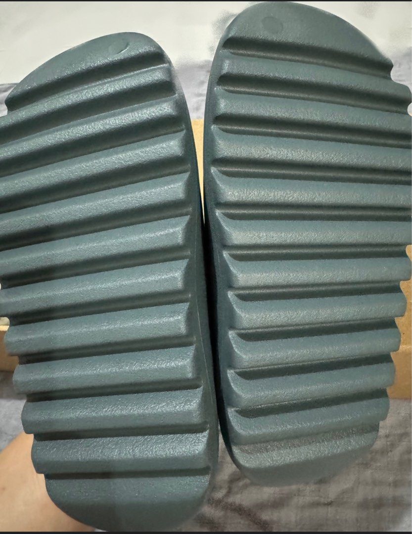 adidas gazelle silver green womens Yeezy "Dark Onyx" Slide Infant  STVTEMENT