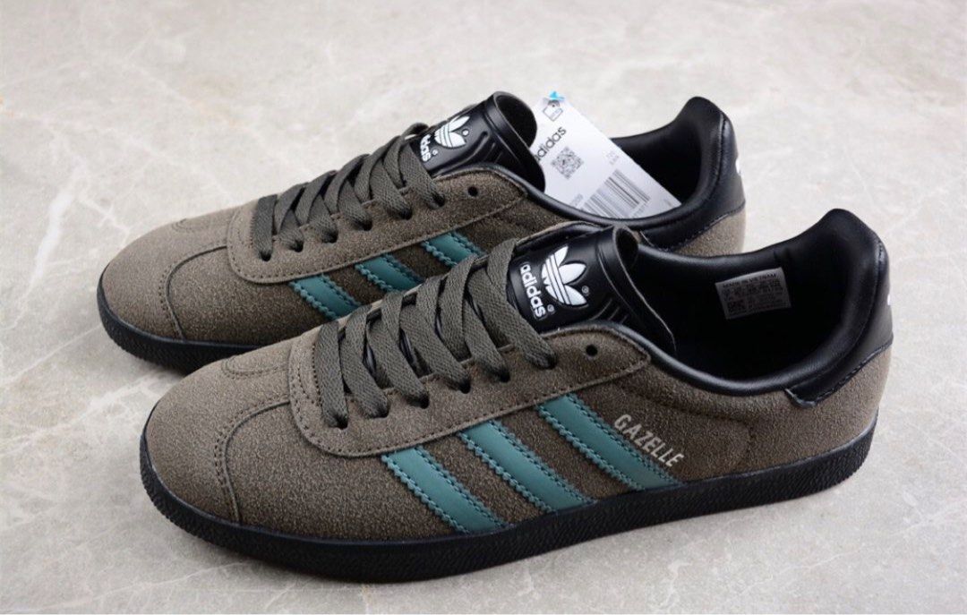 Olive green and black adidas on sale
