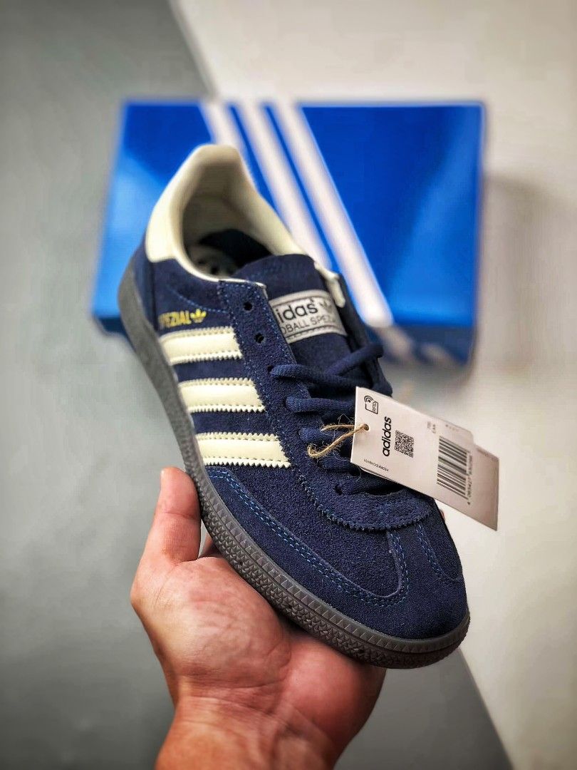 Dark blue adidas shoes on sale