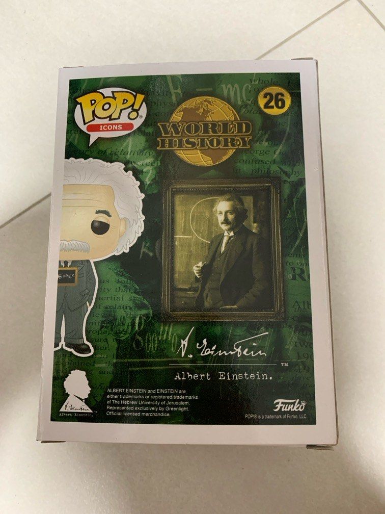Albert Einstein (Category: Toy Figures) located in Singapore. Submitted by lepopzntoyz (Listing ID 1330129546, Image 3). Description: Brand new, refer to picture for box condition.