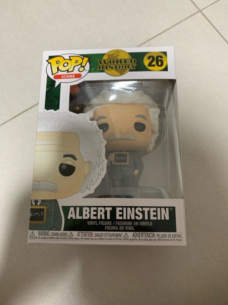 Albert Einstein (Category: Toy Figures) located in Singapore. Submitted by lepopzntoyz (Listing ID 1330129546, Image 1). Description: Brand new, refer to picture for box condition.