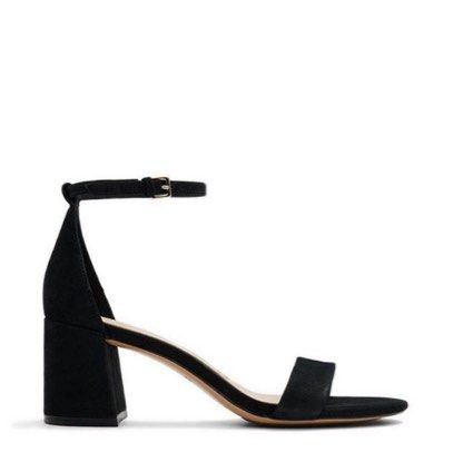 Aldo black block heels shop