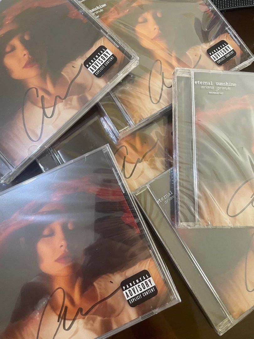 ariana grande signed eternal sunshine CD (Category: CDs & DVDs) located in Manila. Submitted by stefandraboutique (Listing ID 1330016863, Image 1). Description: on hand and ready to ship signed ariana grande eternal sunshine ☺️.