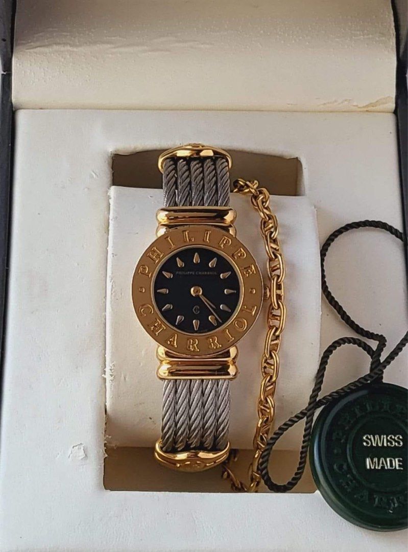 Authentic St Tropez bangle watch for women (Category: Luxury Watches) located in Manila. Submitted by moiluxe (Listing ID 1330113953, Image 2). Description: Authentic St Tropez bangle watch for women -Swiss Made -Quartz Movement -24mm case diameter -Small to Med wrist size -With box and green tag -Excellent Condition REMINDERS‼️ We personally handpicked our items from pawnshop auctions and some are our clients pre-owned that we verified authentic