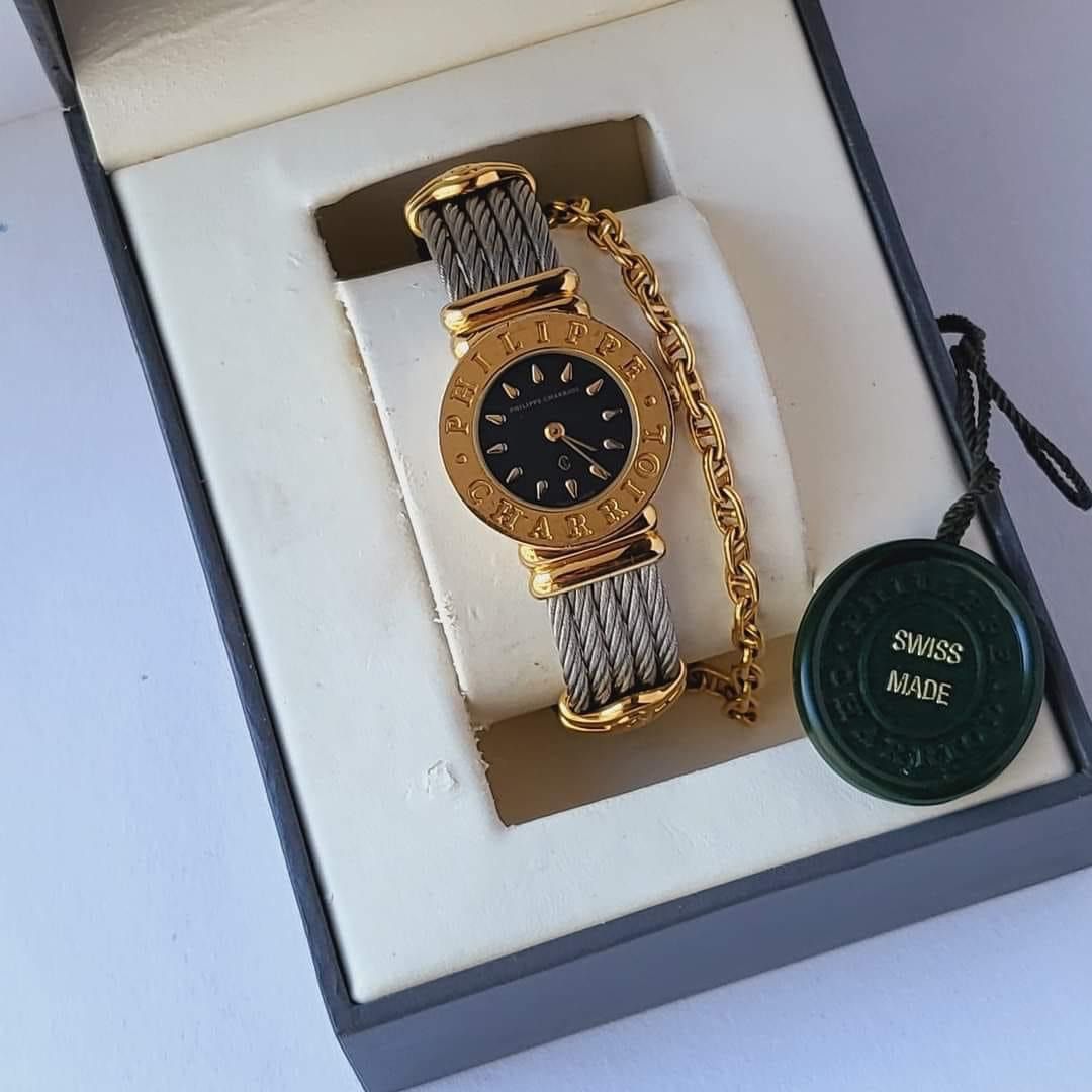 Authentic St Tropez bangle watch for women (Category: Luxury Watches) located in Manila. Submitted by moiluxe (Listing ID 1330113953, Image 1). Description: Authentic St Tropez bangle watch for women -Swiss Made -Quartz Movement -24mm case diameter -Small to Med wrist size -With box and green tag -Excellent Condition REMINDERS‼️ We personally handpicked our items from pawnshop auctions and some are our clients pre-owned that we verified authentic