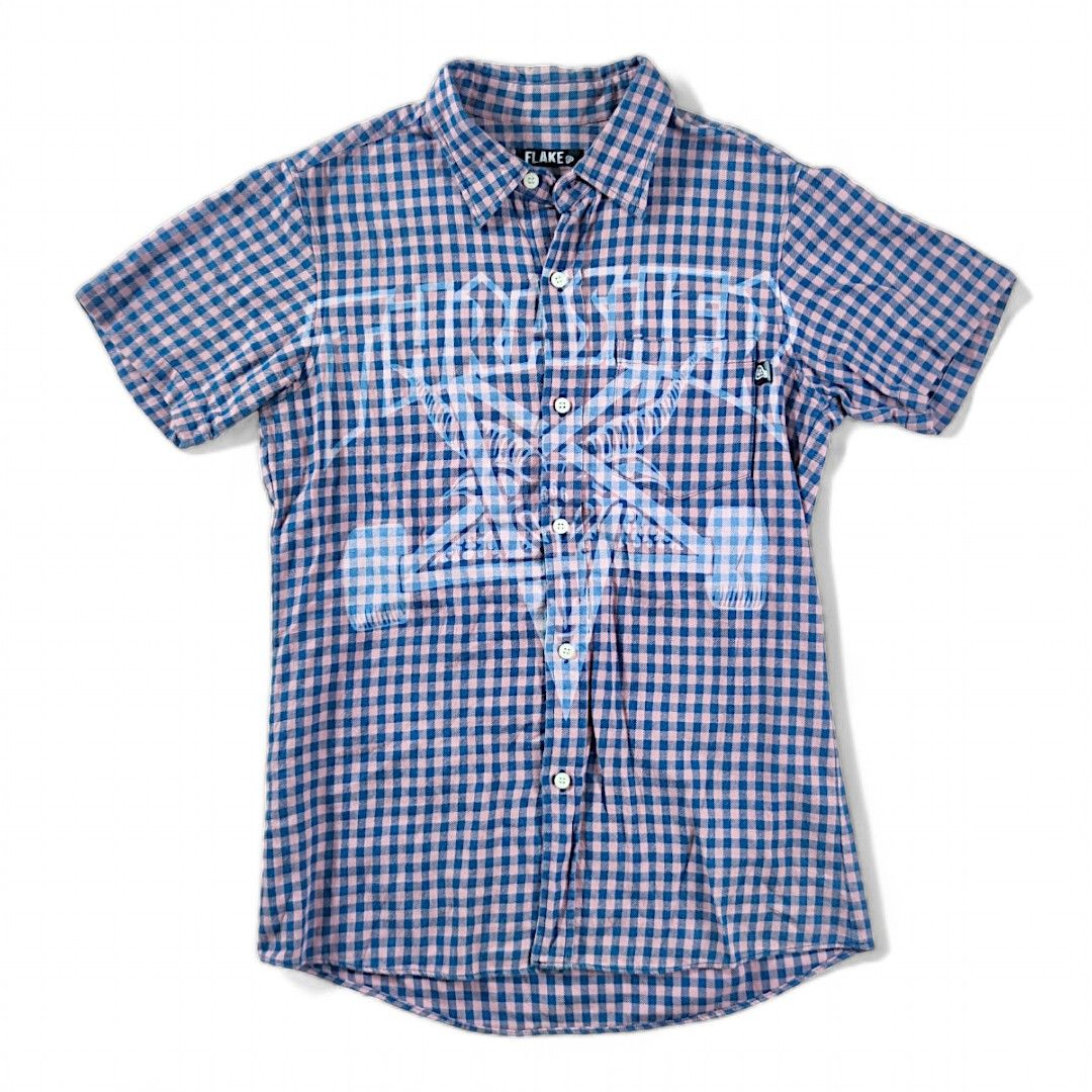 Authentic THRASHER X FLAKE Checked Shirt Sz S