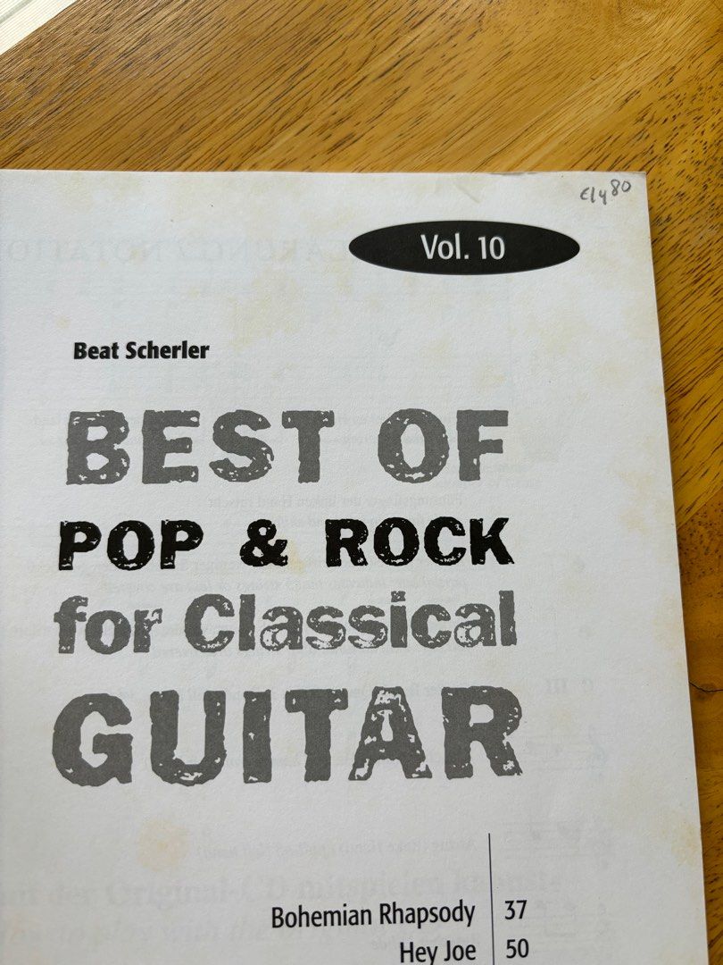 Best of pop & rock for classical guitar 2025