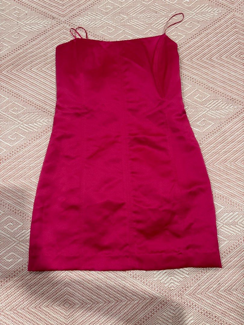 white christmas dresses Women's Light Pink Bodycon Ruched Strapless Slip Mini Dress main image 0