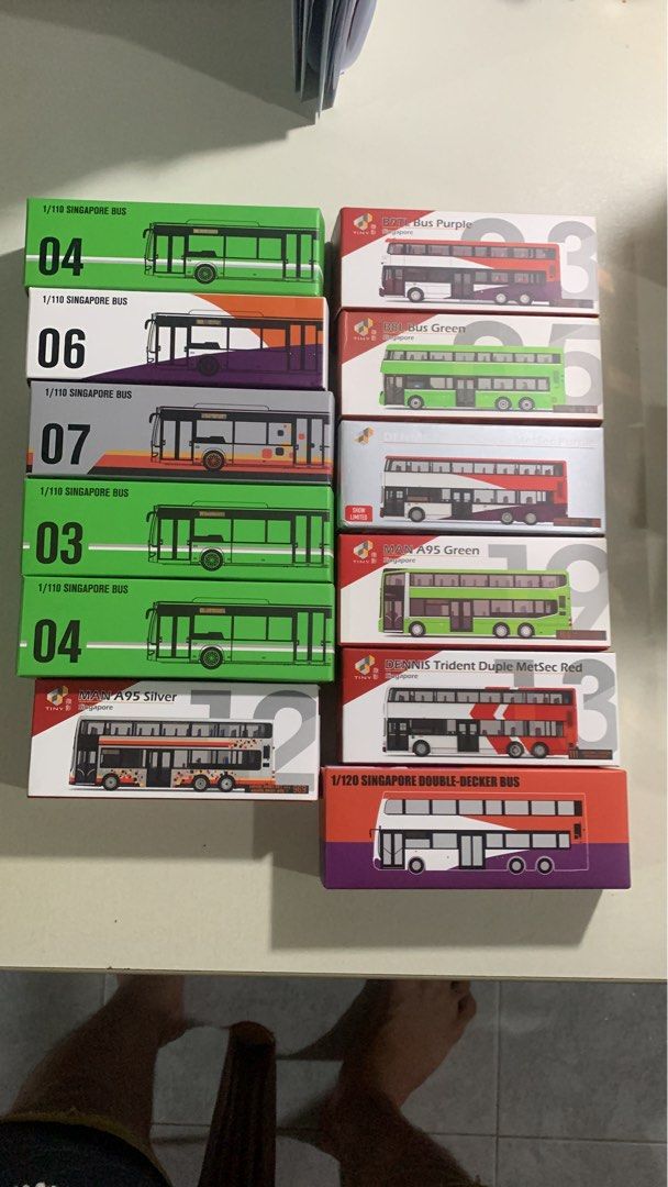 Bus models (Category: Vehicle & Diecast Models) located in Singapore. Submitted by eh_siala (Listing ID 1330122296, Image 1). Description: Masterpiece Collectibles Citaro $25 each (RESERVED) Tiny $24 each (A95 GREEN SOLD) Sg bc_bus $22 each.