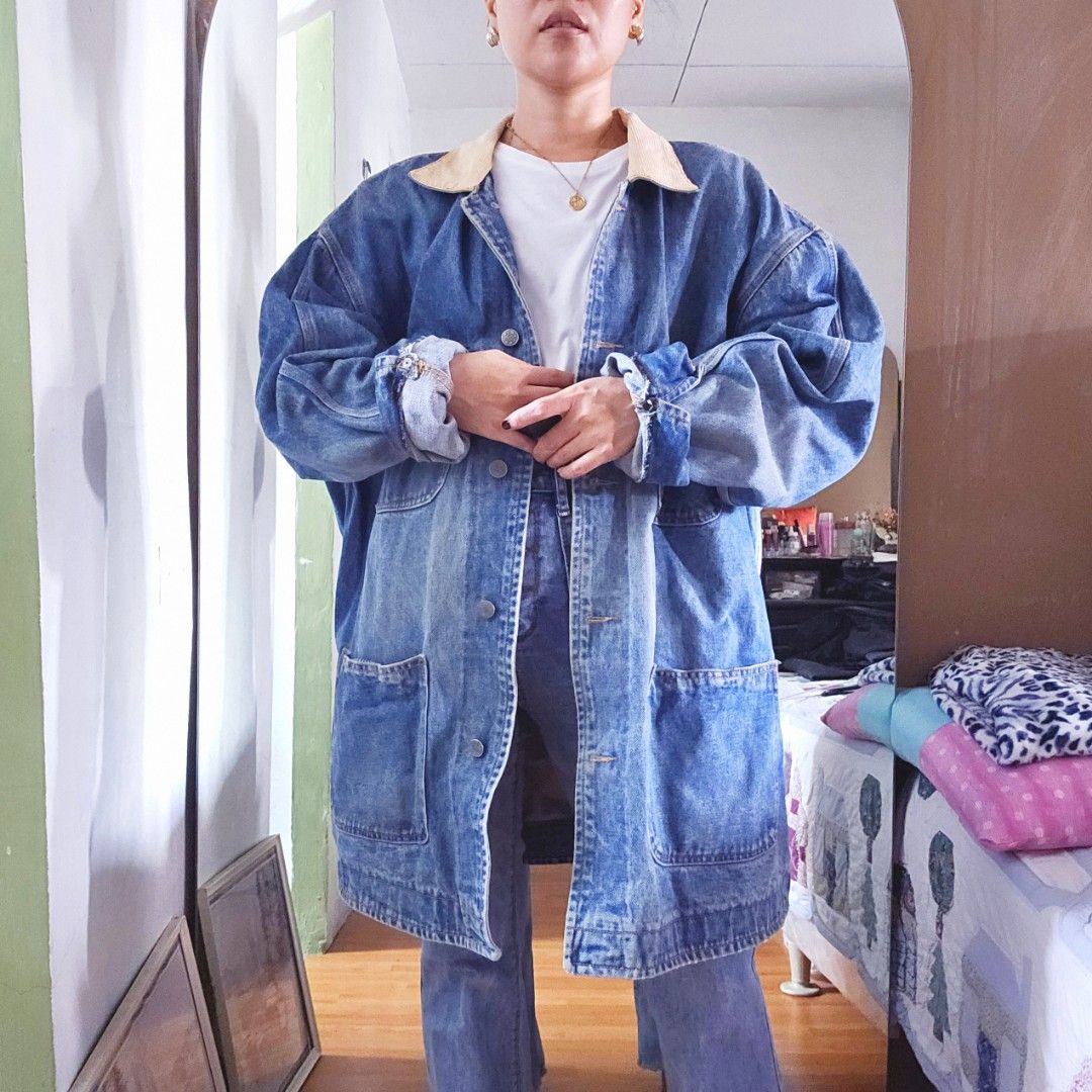 CANYON RIVER BLUES DENIM JACKET SIZE XL Men s Fashion Coats Jackets and Outerwear on Carousell