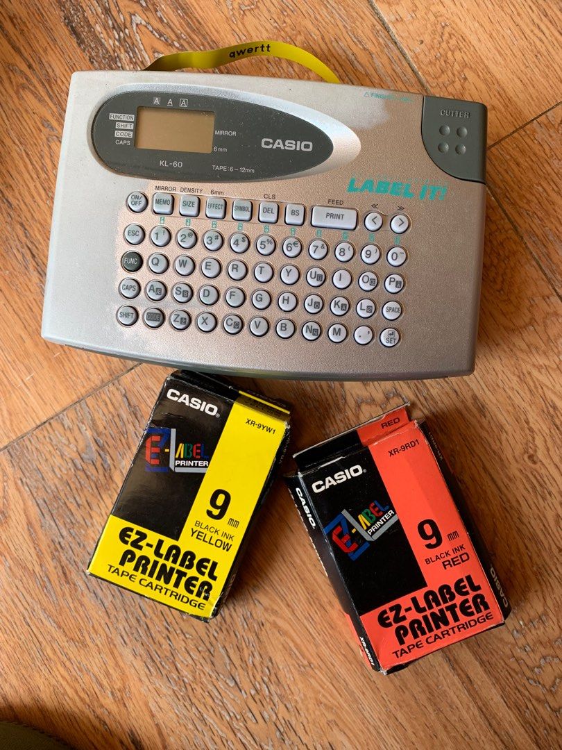 Casio Label It! EZ Label Printer (Model KL-60), Computers & Tech ...