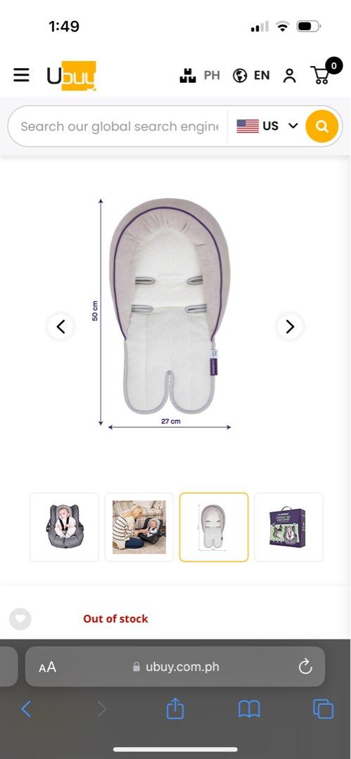 Clevamama carseat head and neck support (Category: Car Seats) located in Bacoor. Submitted by sofiavizcarra (Listing ID 1330045932, Image 3). Description: Used as car seat insert for only about 3 months then kept. .