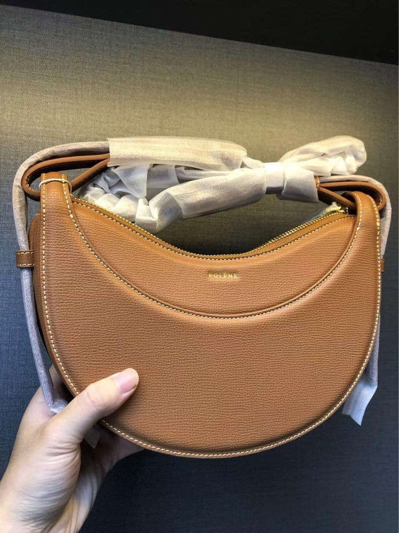 Cowhide leather polene numero dix bag (Category: Luxury Bags & Wallets) located in Quezon City. Submitted by t.clo__ (Listing ID 1330093536, Image 1). Description: Camel, black, white Pre order 7-10 days .