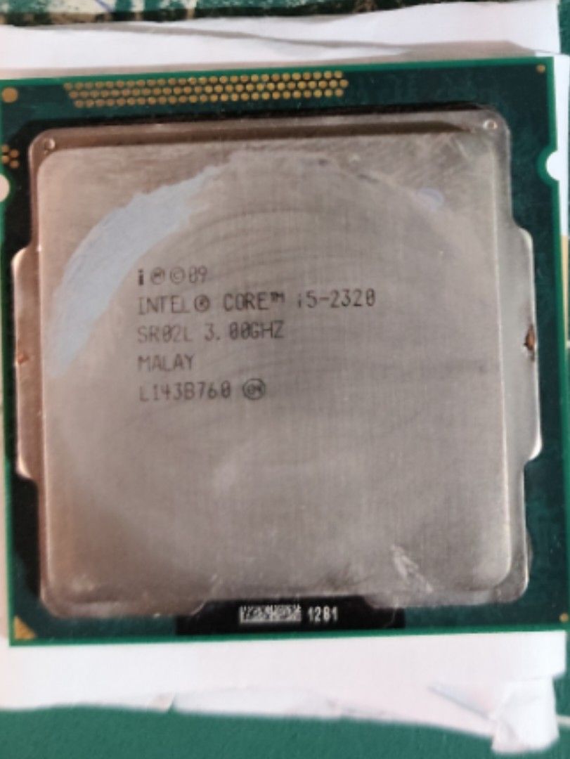 Cpu processor i5 2nd gen (Category: Computer Parts) located in Ipoh. Submitted by tuanmude (Listing ID 1330149521, Image 2). Description: cpu processor i5 2320.. berminat boleh cod dan pos.