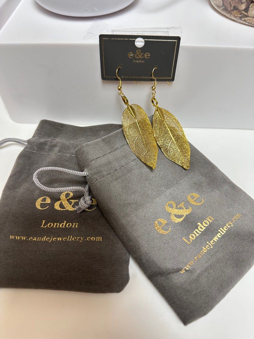 Magnolia leaf earrings online