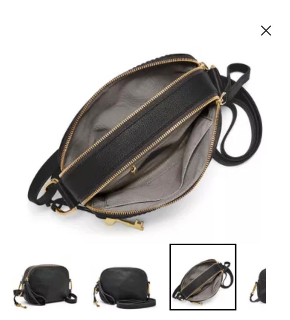 Fossil Elle Crossbody Black Women s Fashion Bags Wallets Cross body Bags on Carousell