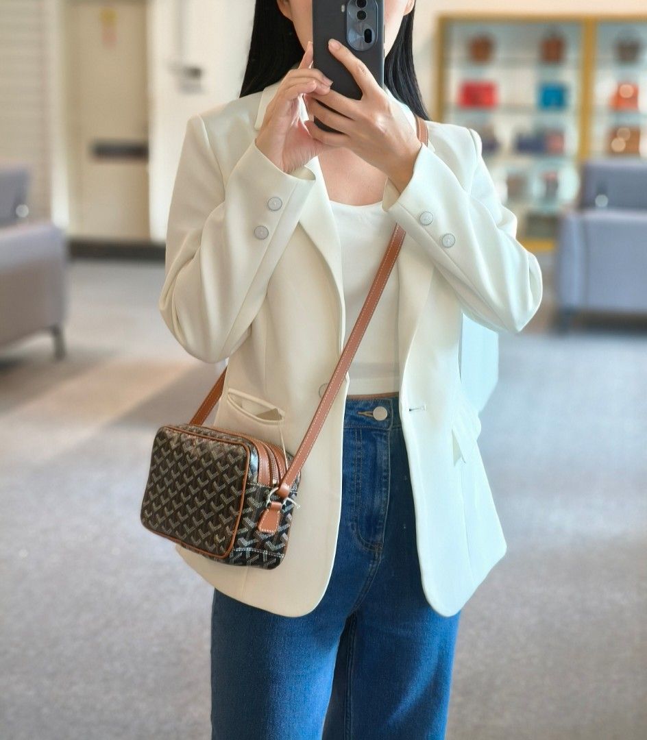 Goyard Cap Vert Black Tan Bag