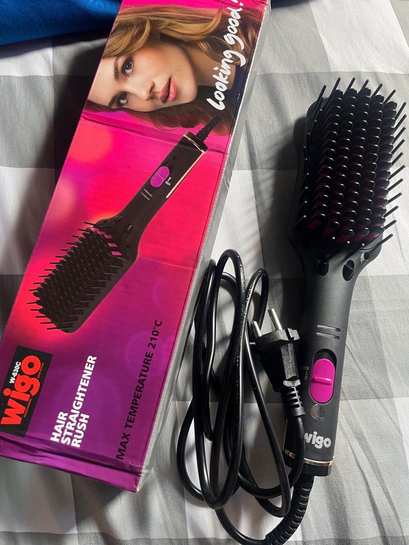 Hair Straightener Brush W 630C Wigo