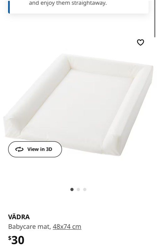 IKEA Baby changing mat Babies Kids Baby Nursery Kids Furniture Changing Tables Stations on Carousell