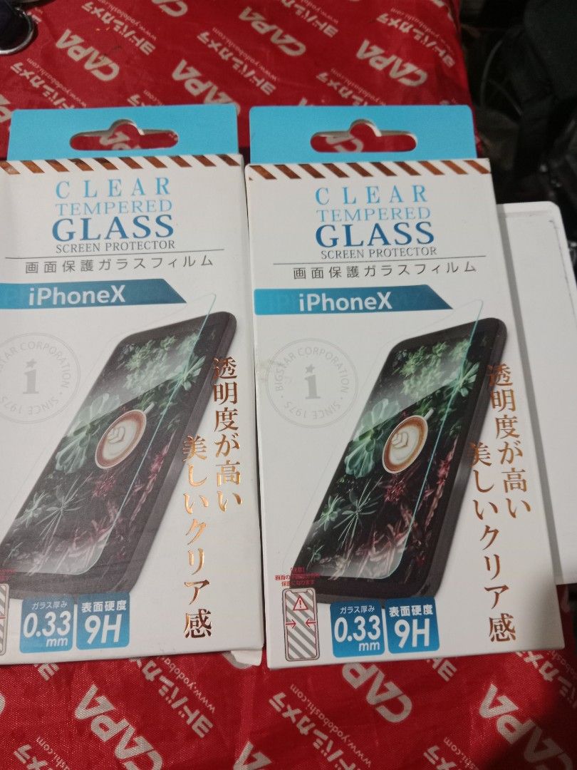 iPhoneX clear and light tempered screen protectors (Category: Cases & Sleeves) located in Tabaco. Submitted by fritznicoleshoppe (Listing ID 1330054693, Image 3). Description: take all iPhoneX clear and light tempered screen protectors.