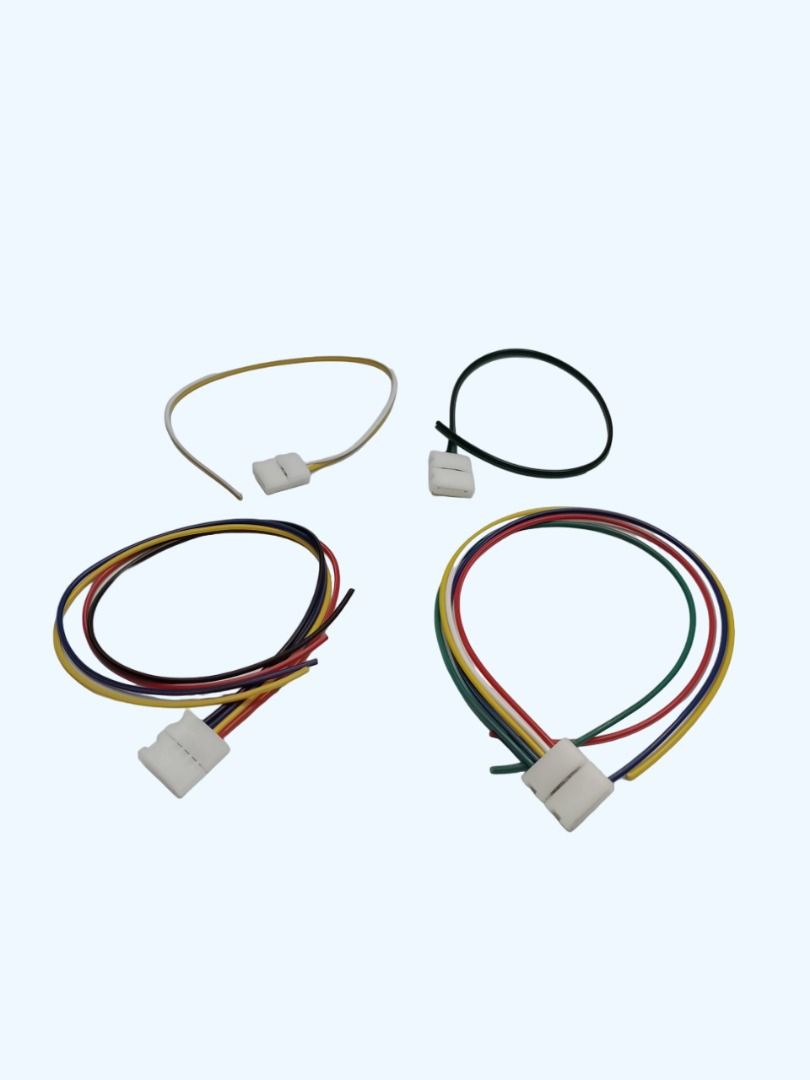 LED STRIP CONNECTOR to OPEN WIRE (1-PC per ORDER), SOLDERLESS SNAP DOWN (Category: Electrical, Adaptors & Sockets) located in Quezon City. Submitted by besteinpc (Listing ID 1330130867, Image 1). Description: LED STRIP CONNECTOR to OPEN WIRE (1-PC per ORDER), SOLDERLESS SNAP DOWN FEATURES: VARIATION: 👉a. 2-PIN 8mm 👉b. 2-PIN 10mm 👉c. 4-PIN 10mm 👉d. 5-PIN 10mm 👉Wire Length: 0.25-meter BENEFITS: 👉Fireproof heat resistant material, anti-burning