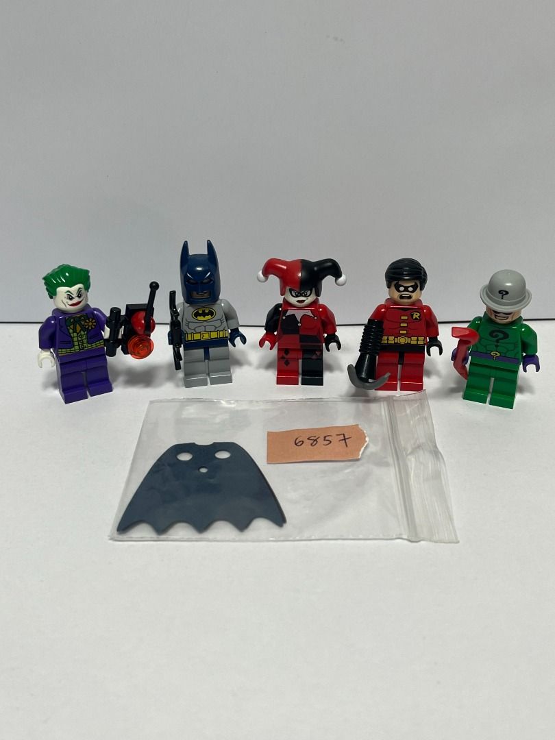 Lego DC Comics 6857 6858 6860 6863 6864 10937 Batman Robin Harley Quinn ...