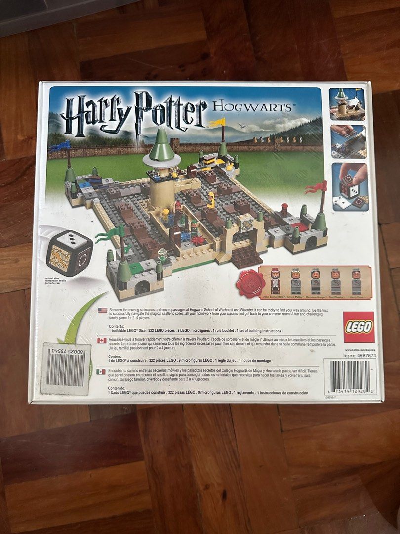 Lego Harry Potter Hogwarts Board Game (Category: Board Games & Puzzles) located in Quezon City. Submitted by lingaloo (Listing ID 1329999836, Image 2). Description: Brand new, sealed Authentic .