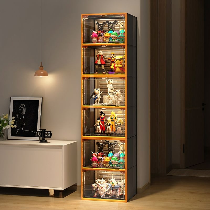 Leh's master display cabinet, toy model storage box, imitation acrylic ...