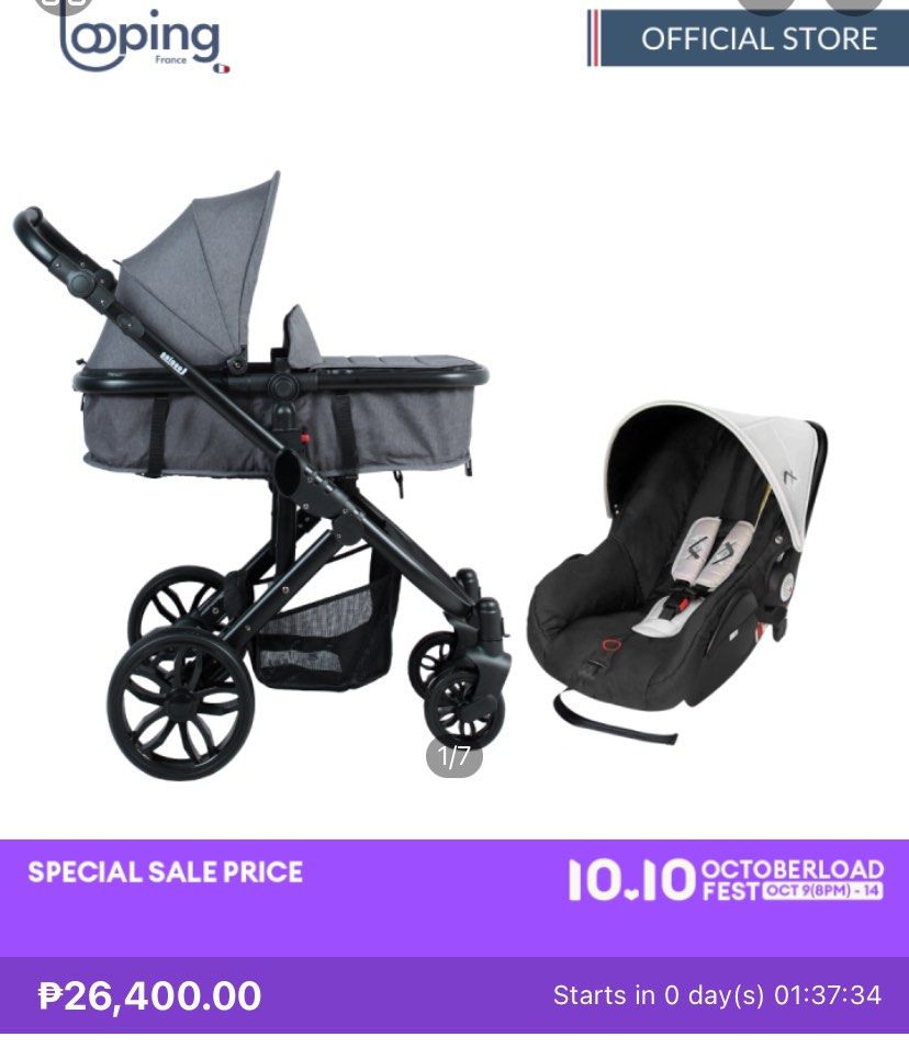 Looping Sydney Stroller and Carseat (Category: Strollers) located in Manila. Submitted by avalanchesonlineshopmainacount (Listing ID 1330055763, Image 1). Description: .