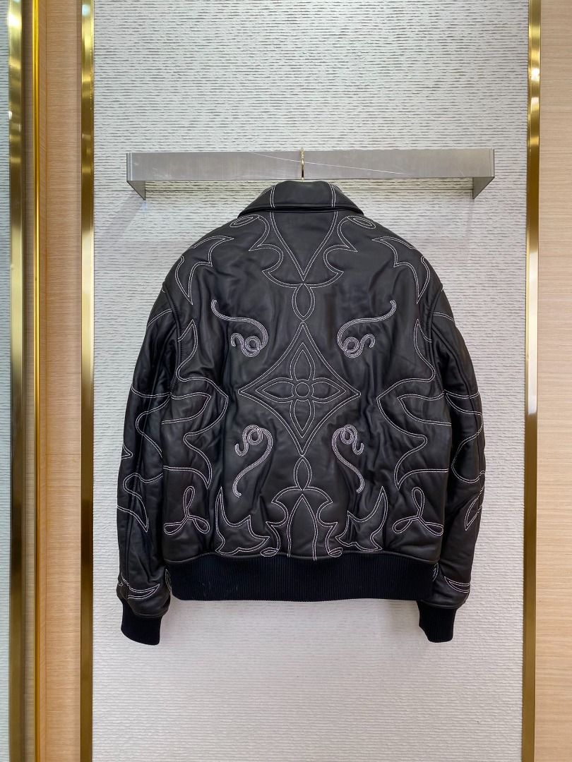 Louis vuitton leather jacket price 2025