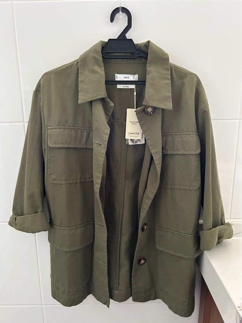Mango utility jacket sales