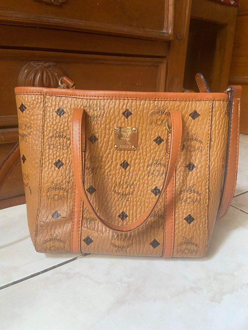 MCM Toni visetos mini tote bag
