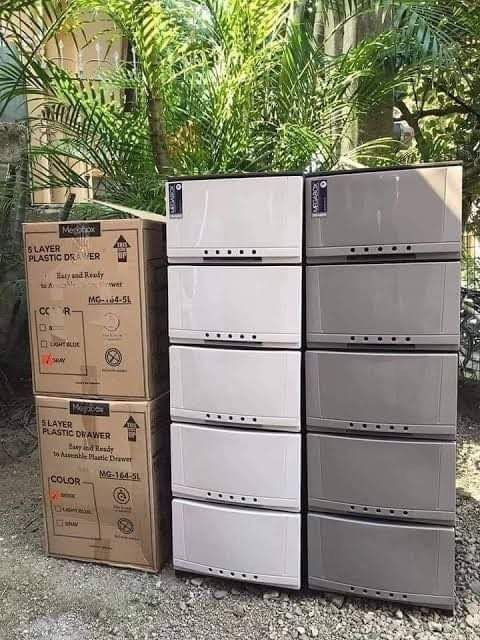 MEGABOX DRAWER AND CABINET (Category: Kids Wardrobes & Storage) located in Manila. Submitted by kisshadg23 (Listing ID 1329999610, Image 2). Description: 🪬MEGABOX DRAWERS and CABINETS🪬 ✅MODISH 4L& 5L ✅SLIM MODISH 4L& 5L ✅MEGA BOX 186 WARDROBE W/2 DRAWER ✅MEGA BOX 187 WARDROBE W/1 DRAWER ✅MEGA BOX 188 DRAWERS & CABINETS ✔️ORIGINAL AND BRAND NEW 💯🤞🏻 ✔️ON-HAND AND READY TO DELIVER ✔️DIRECT SELLER HERE💯 ✔️DIRECT MANUFACTURER 💯💯 ✔️LOWER THAN M